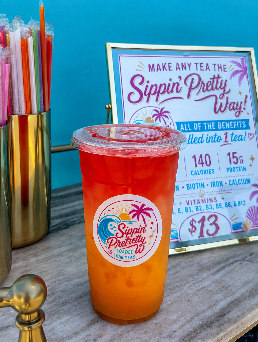Golden Hour Protein tea- fan favorite!
